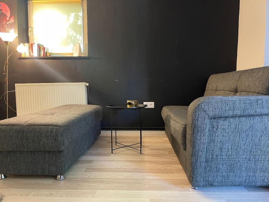 Pallet Bed With Lights Small Studio Cluj-Napoca Exterior foto